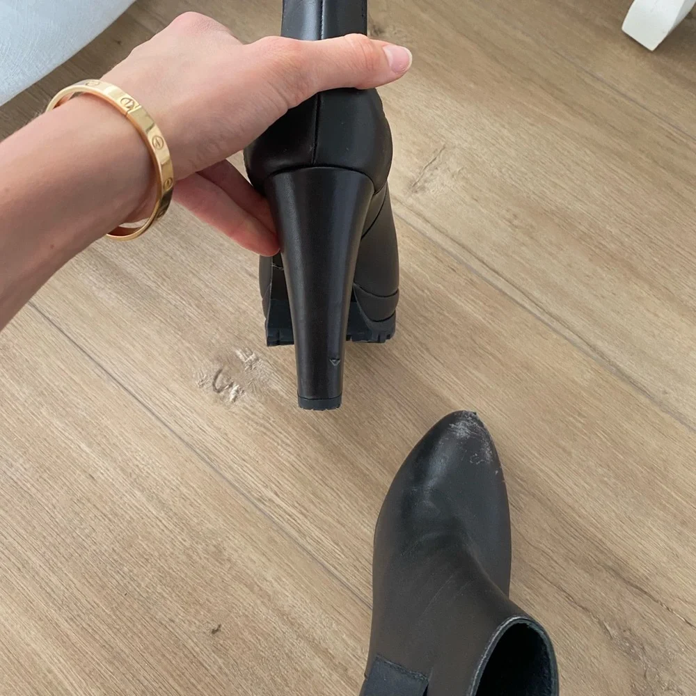 All Saints Black Booties - Picture 3 of 8